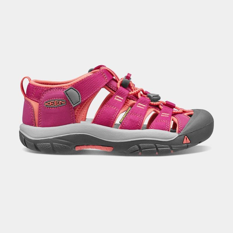 Keen Newport H2 Kids Sandals Purple/Coral Outlet (9026-SJYHQ)